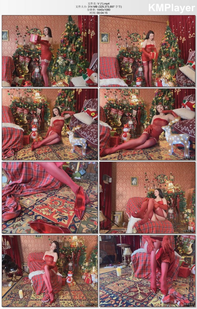 果儿Victoria 微密圈 - NO.035 圣诞快乐 [34P1V-714MB]