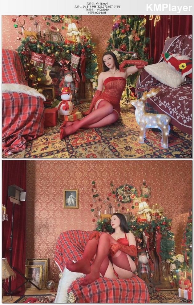 果儿Victoria 微密圈 - NO.035 圣诞快乐 [34P1V-714MB]